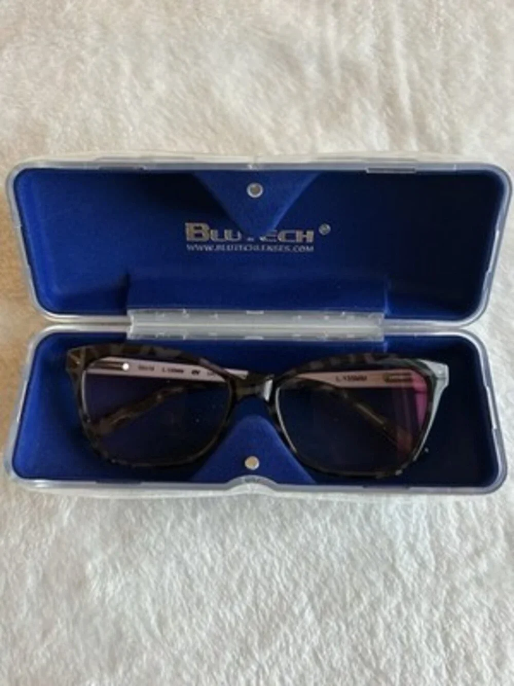 Blutech Girl’s, Catty Corner Lilac Tortoise, Blue Light Blocking Glasses W/ Case